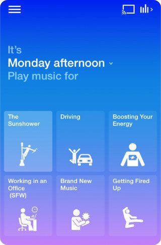 Songza una app que nos sugiere música según distintos factores