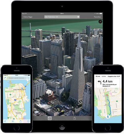 iOS 8 añadirá mejoras a nivel de Mapas