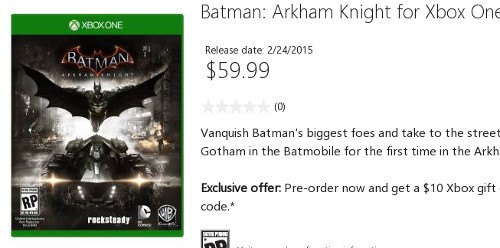 Batman: Arkham Knight será lanzado el 24 de febrero de 2015