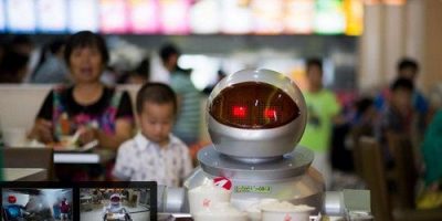 China: cada vez hay más robots en restaurantes