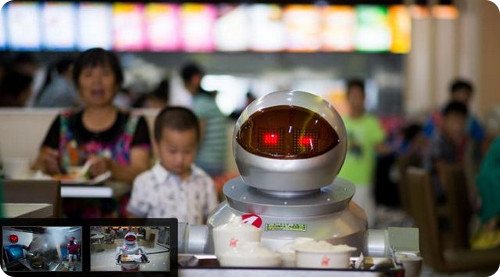 China: cada vez hay más robots en restaurantes