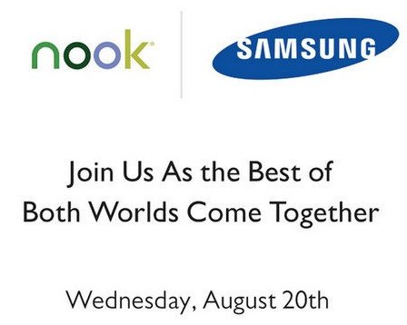 La Samsung Galaxy Tab 4 Nook sería anunciada el 20 de agosto