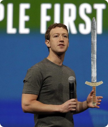 Zuckerberg solía amenazar a sus empleados con una espada