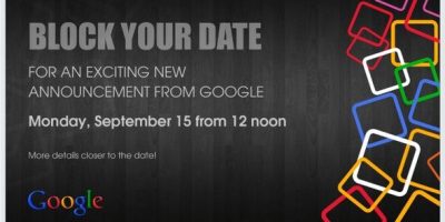 Google anuncia nuevo evento para el 15 de septiembre