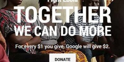 Google lanza su campaña contra el ébola
