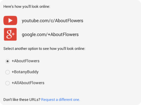 Los usuarios de YouTube ahora podrán tener sus propias URLs