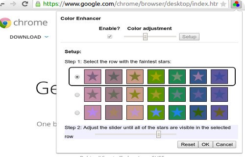 Chrome ahora incorpora una extensión para daltónicos