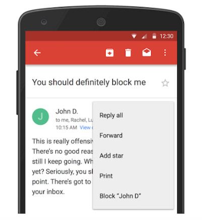 Gmail ya te permite bloquear casillas y quitar suscripciones