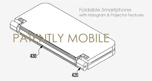 Samsung registra una patente para un smartphone con proyector
