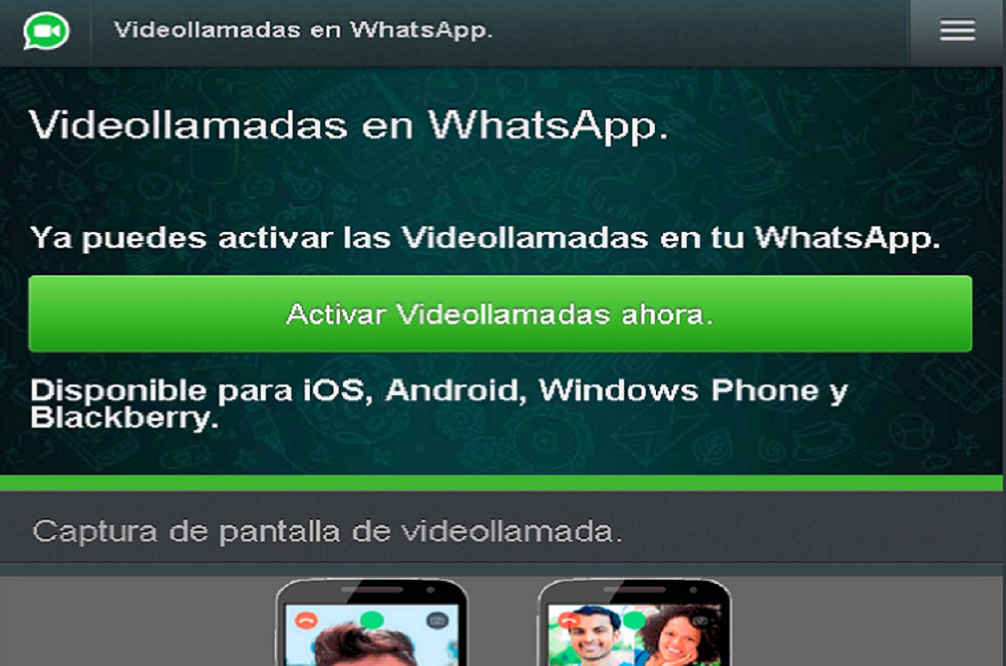 fraude con supuestas videollamadas para Whatsapp
