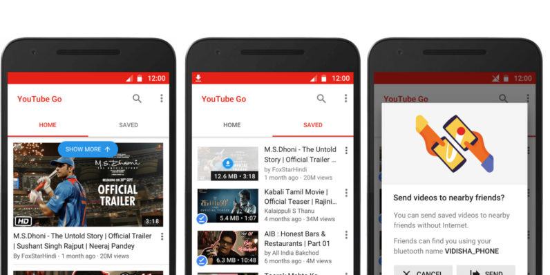 YouTube Go, la app idela para ver videos offline