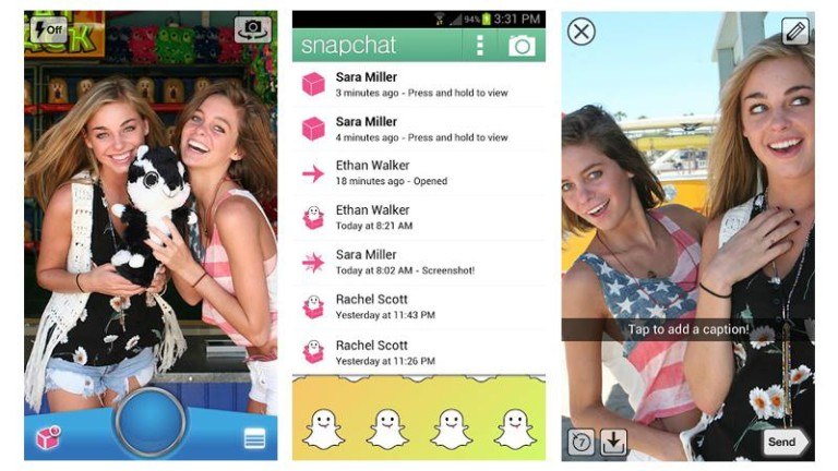Snapchat, una de las alternativas a Facebook más usadas, sobre todo por adolescentes