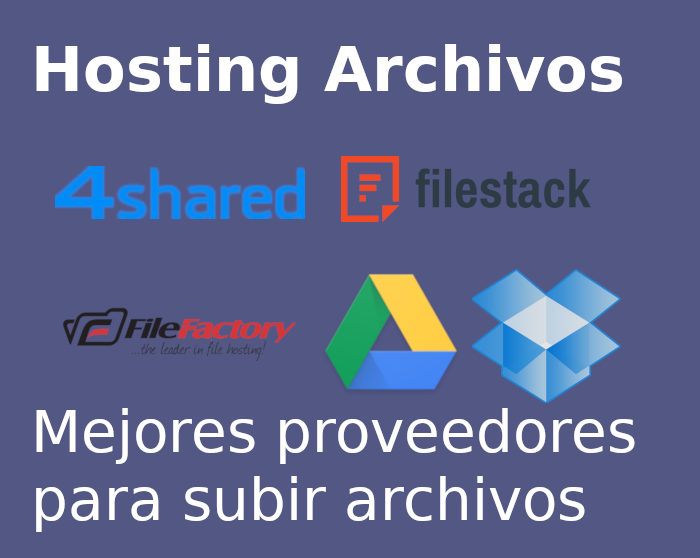 Hosting de Archivos: mejores sitios para subir archivos y compartir gratis