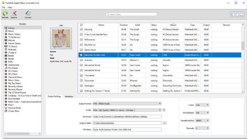 tunefab music converter screenshot