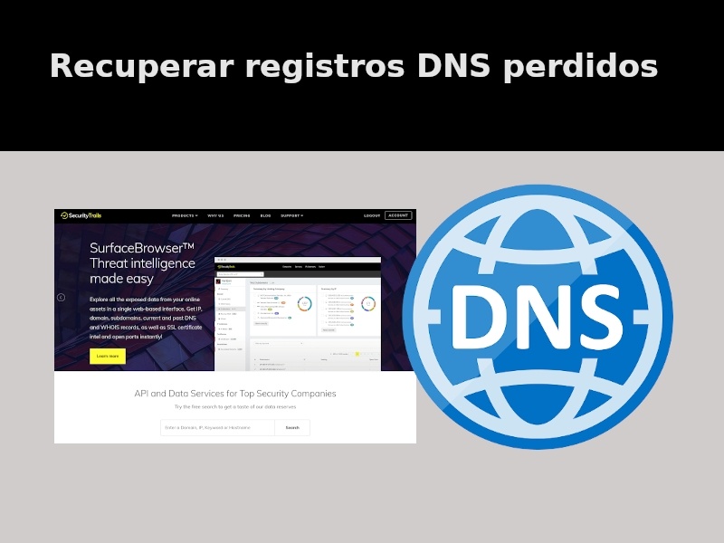 Recuperar DNS perdidos
